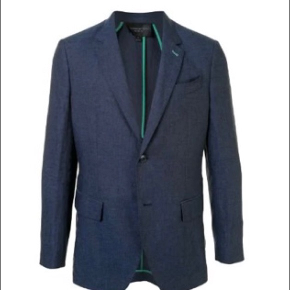 New Shanghai Tan Men’s Linen Western Jacket Blazer